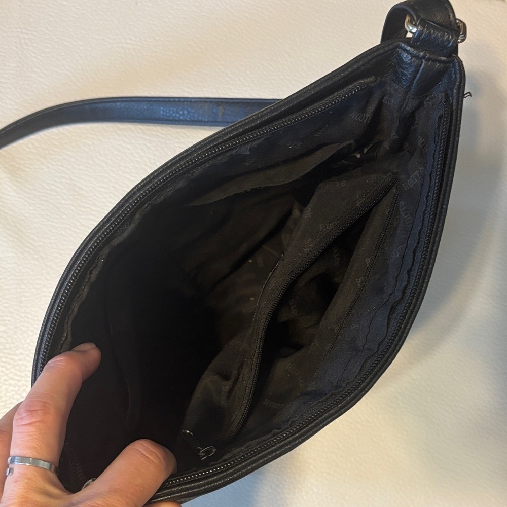 Roots Black Crossbody Bag - Picture 8 of 13